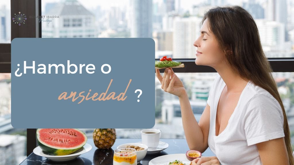 ¿Hambre o Ansiedad? Aprende a diferenciar el hambre emocional del hambre real, tomando conciencia de ello podrás trabajarlo mejor.